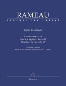 RAMEAU Pièces de Clavecin Volume 3