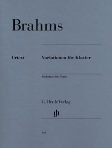 BRAHMS - Variations pour piano