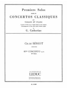 CH.DE BERIOT - 1er Solo du Concerto n° 6 op. 70 pour violon et piano