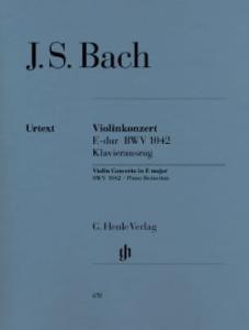 J.S.BACH - CONCERTO POUR VIOLON EN LA MINEUR BWV1042 POUR VIOLON ET RED. PIANO