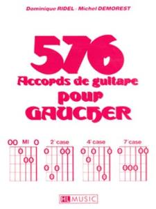 RIDEL/DEMORET - 576 Accords de Guitare pour Gaucher