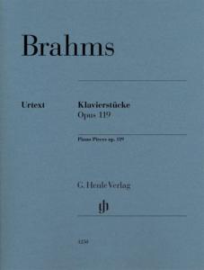 BRAHMS - Klavierstücke Op.119 pour piano