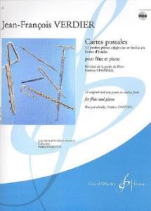 Jean-François VERDIER - Cartes postales pour flûte et piano
