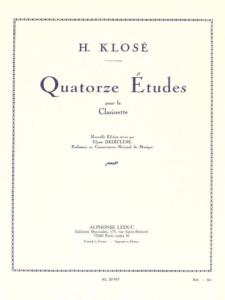H.KLOSE - 14 Etudes pour clarinette