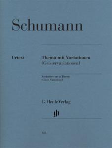 SCHUMANN - Variations sur un thème (Geistervariationen)