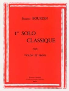 SUZANNE BOURDIN - 1er SOLO CLASSIQUE POUR VIOLON ET PIANO