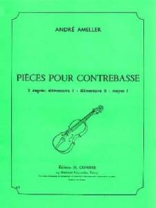 André Ameller  - Pieces pour contrebasse 6 pièces  pour Contrebasse et piano