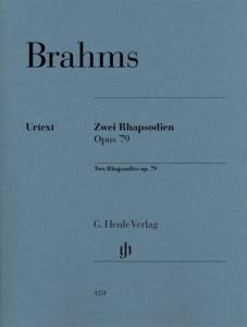 BRAHMS - Deux rhapsodies Op.79 pour piano