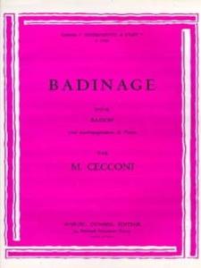 M.CECCONI - Badinage pour Basson & Piano