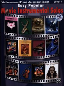 Easy popular movie instrumental solos Violon Niveau 1 avec CD