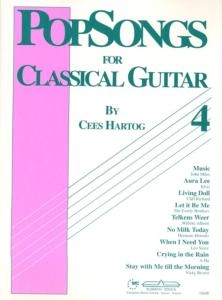 Cees Hartog - PopSongs for Classical Guitar Vol.4