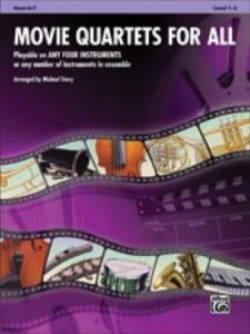 MOVIE QUARTET FOR ALL : arrangements faciles de musiques de films pour 4 Cors