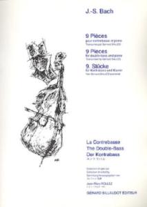 Jean-Sébastien BACH -  9 Pièces pour Contrebasse et piano