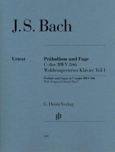 J.S.BACH - Prélude et fugue en Do maj BWV846 pour piano