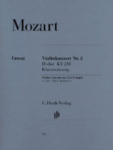 MOZART - Violinkonzert n° 2 en Ré Maj KV211 POUR VIOLON ET RED. PIANO