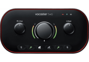 Focusrite VOCASTER-TWO (Carte Son Interface audio 2 entrées pour podcast)