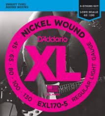 D'Addario EXL170-5 (45-130) Regular