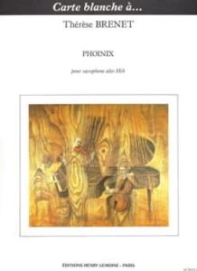 T.BRENET - Phoinix pour Saxophone Alto Mib