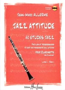 Jean-Marc ALLERME - Jazz Attitude 40 études Jazz Livre 1