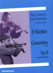 F.KÜCHLER - Concertino en RÉ opus 15 pour violon et piano