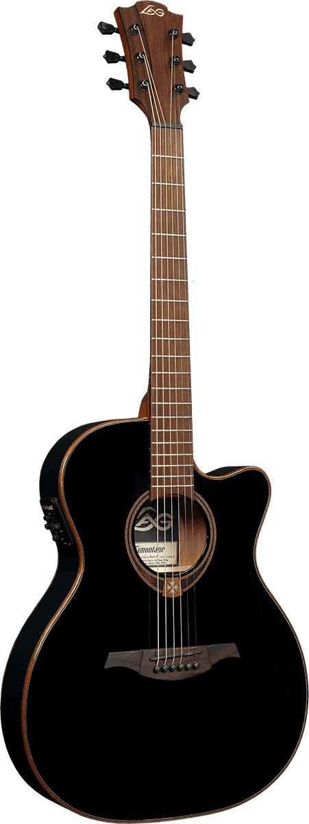 Lâg T118ASCE-BLK (Auditorium Slim Cutaway Electro)