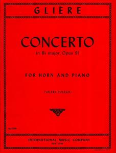 Reinhold Glière - Concerto En Sib Majeur Opus 91 pour cor en fa et piano