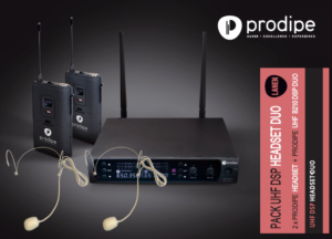 Prodipe UHF B210 DSP V2 HEADSET Duo (Systeme HF micro Serre-Tête)