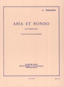 Alfred Desenclos - Aria et Rondo pour contrebasse et piano