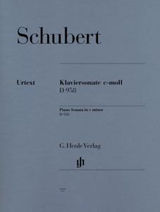 SCHUBERT - Sonate pour piano en ut mineur D958