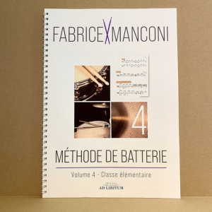 Fabrice Manconi - Méthode de batterie  vol.4 - Classe élémentaire