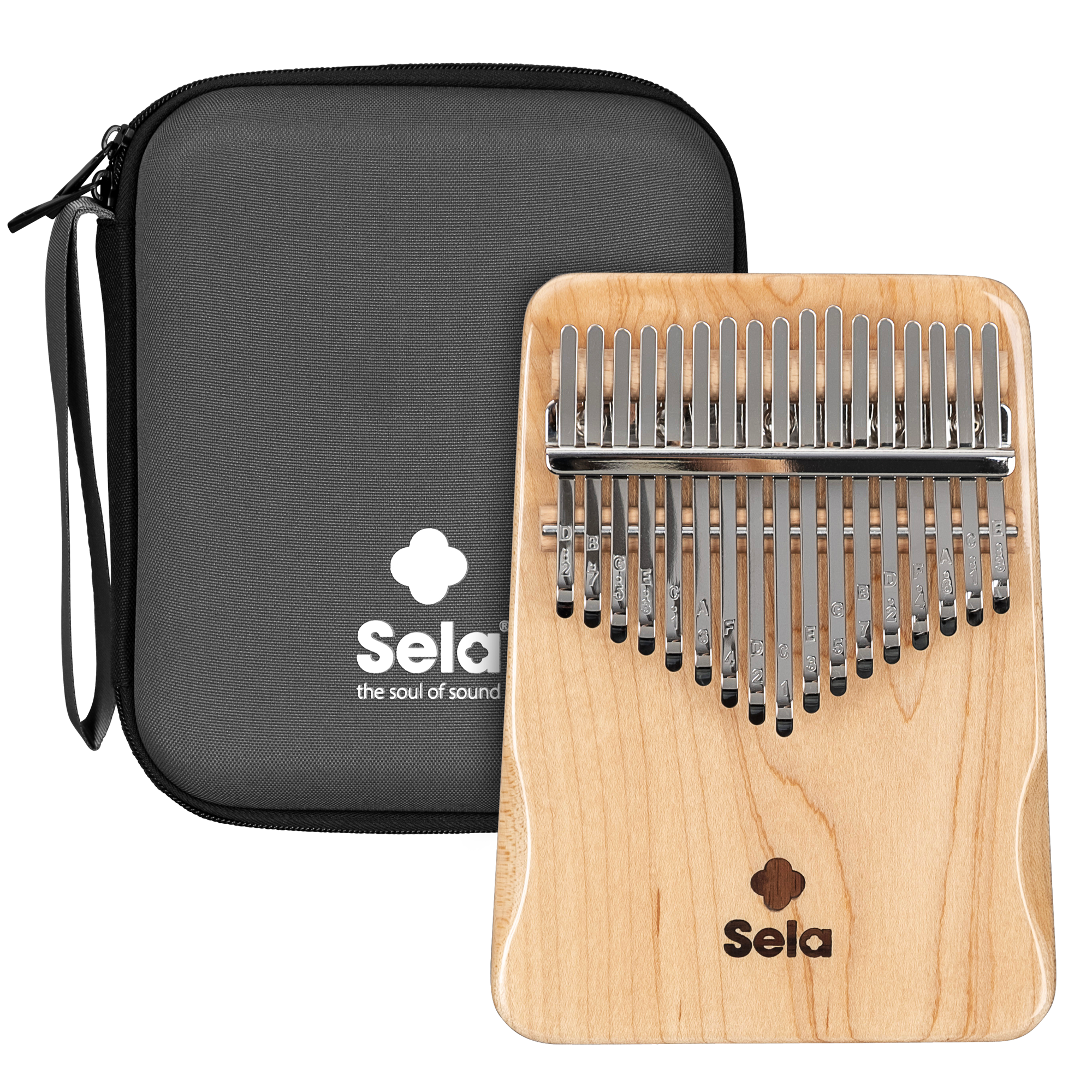 Sela 17 Erable Massif (Kalimba 17 Notes)