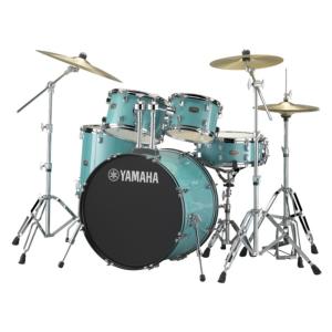 Yamaha RDP0F5 Rydeen Rock 20" 5 Fûts Turquoise Glitter + Set Paiste