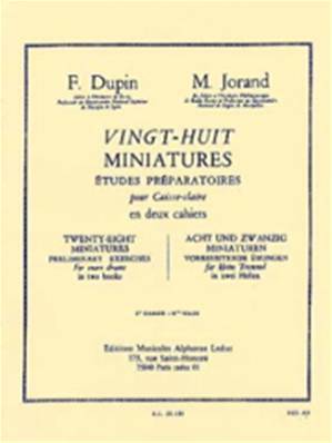 Dupin F. / Jorand - 28 miniatures cahier 2