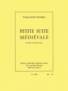 F.P DEMILLAC -Petite suite médiévale pour flûte ou violon et guitare