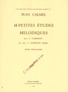 Jean Calmel - 14 petites études mélodiques pour la clarinette