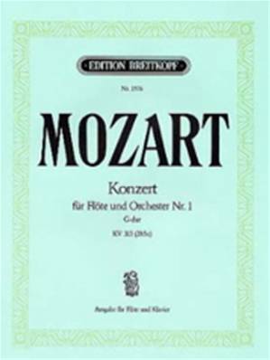 Mozart - Flötenkonzert Nr. 1 G-Dur KV 313 – Flöte Klavier