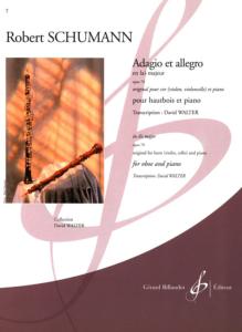Robert Schumann -  Adagio et Allegro en Lab Maj. op. 70 pour Hautbois et Piano