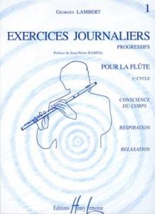Georges LAMBERT - Exercices Journaliers Vol.1 pour Flûte Traversière