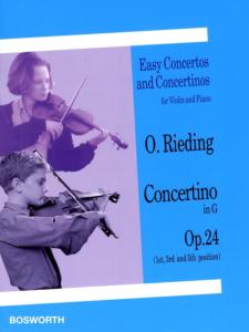 O.RIEDING - CONCERTO EN SOL MAJEUR OP.24 POUR VIOLON ET PIANO