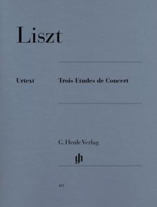 LISZT - Trois études de concert pour piano