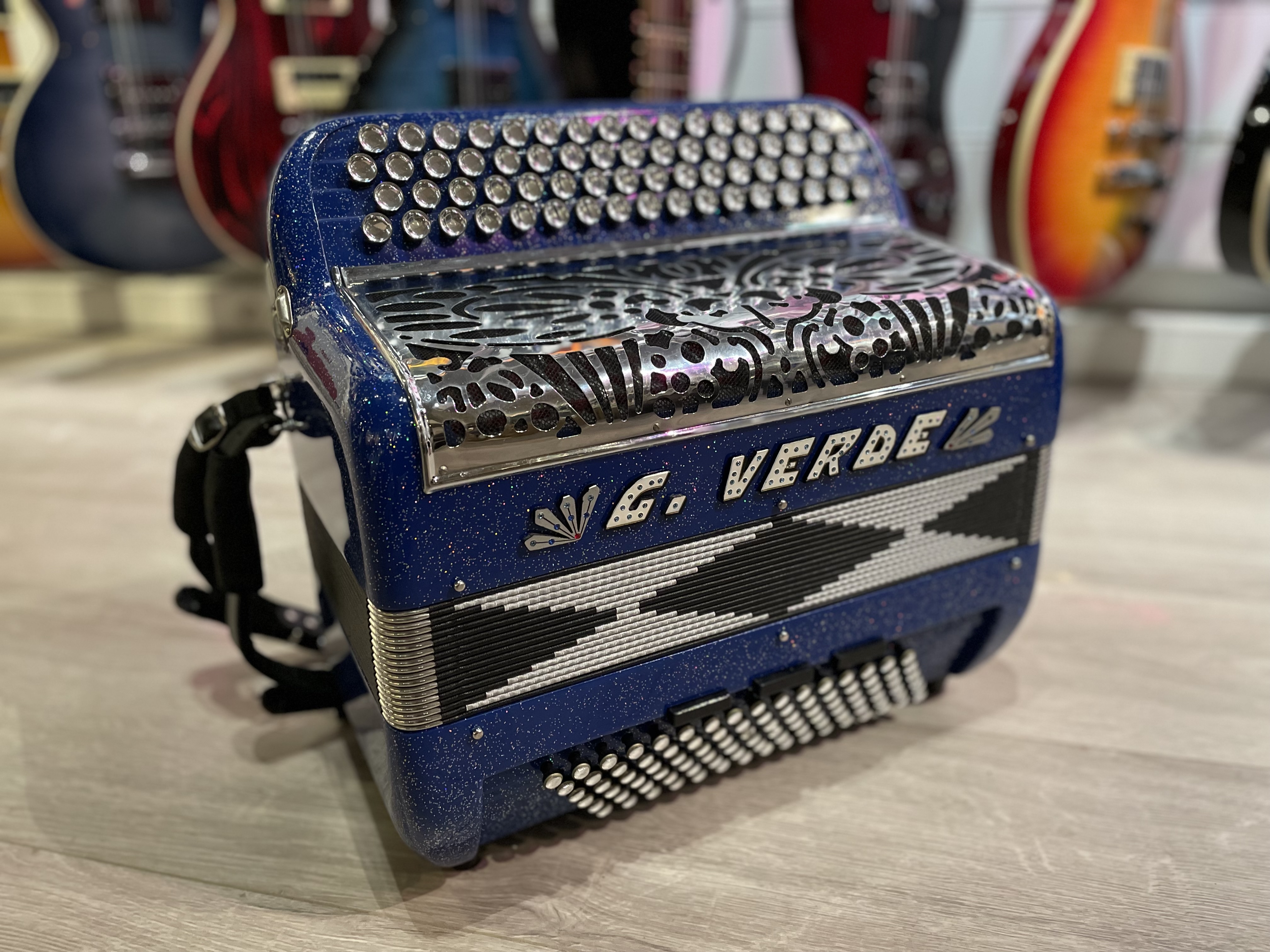 Occasion G.Verde 3 Rangs, 96 Basses (Accordéon Chromatique)
