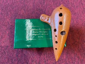 Ocarina Fabio Mengalio Terracotta (Sol4 19cm) Italie