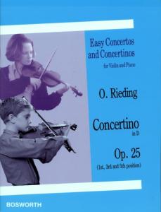 O.RIEDING - CONCERTO EN SOL MAJEUR OP.25 POUR VIOLON ET PIANO