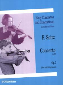 F.SEITZ- Concerto en Ré Opus 7 pour violon et piano