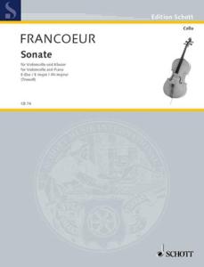 FRANCOEUR- SONATE EN MI MAJEUR POUR VIOLONCELLE ET PIANO