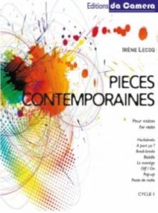 IRENE LECOQ - PIECES CONTEMPORAINES POUR VIOLON ET PIANO