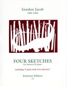 Gordon Jacob - 4 Sketches pour basson et piano
