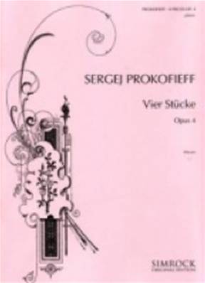 Prokofiev - 4 pièces op. 4