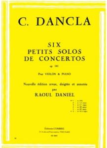 C.DANCLA - Petit solo de concerto op. 141 n° 6 en Si b Majeur pour violon et piano