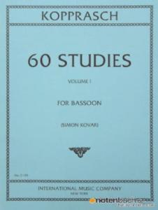 C. Kopprasch - 60 Studies - volume 1 pour Basson